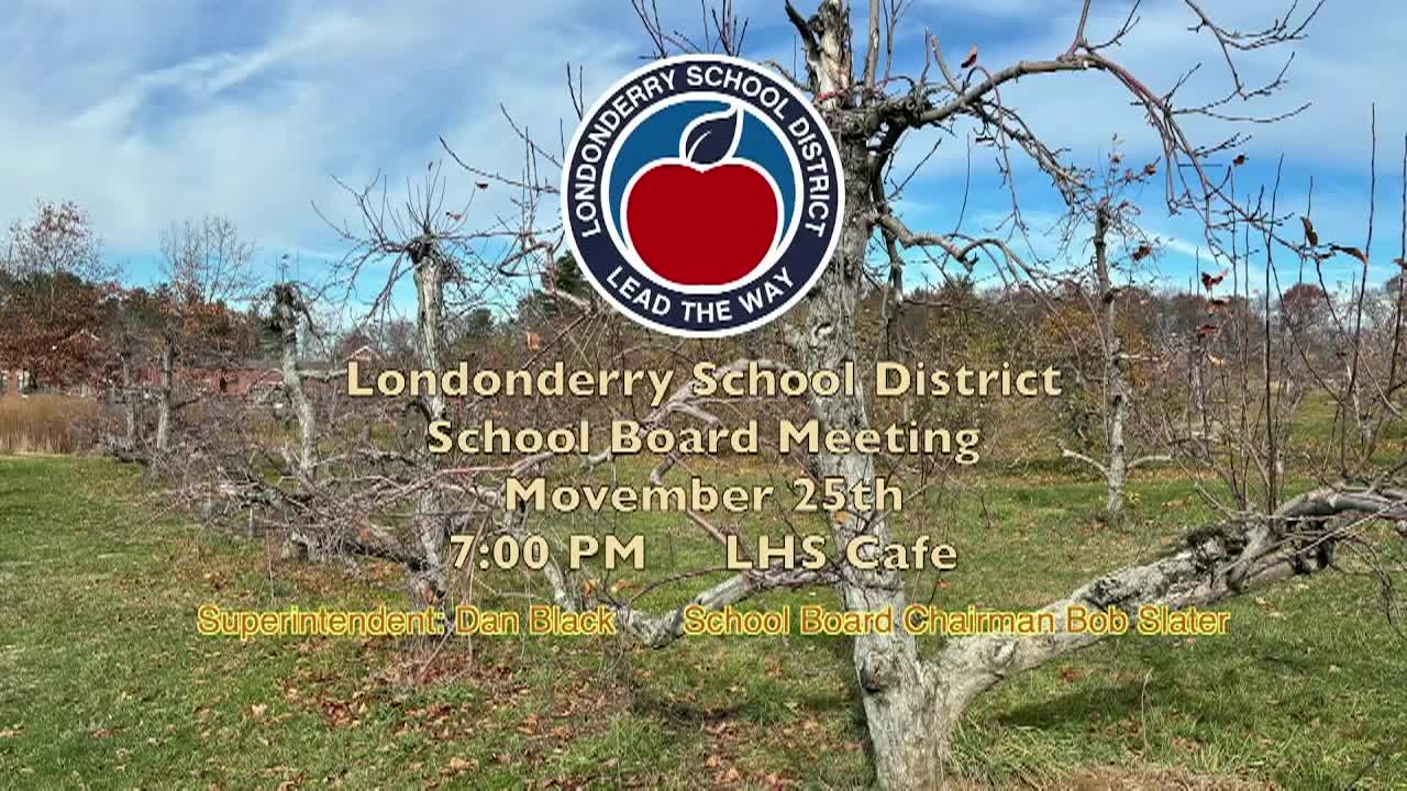 School Board from 11-25-25