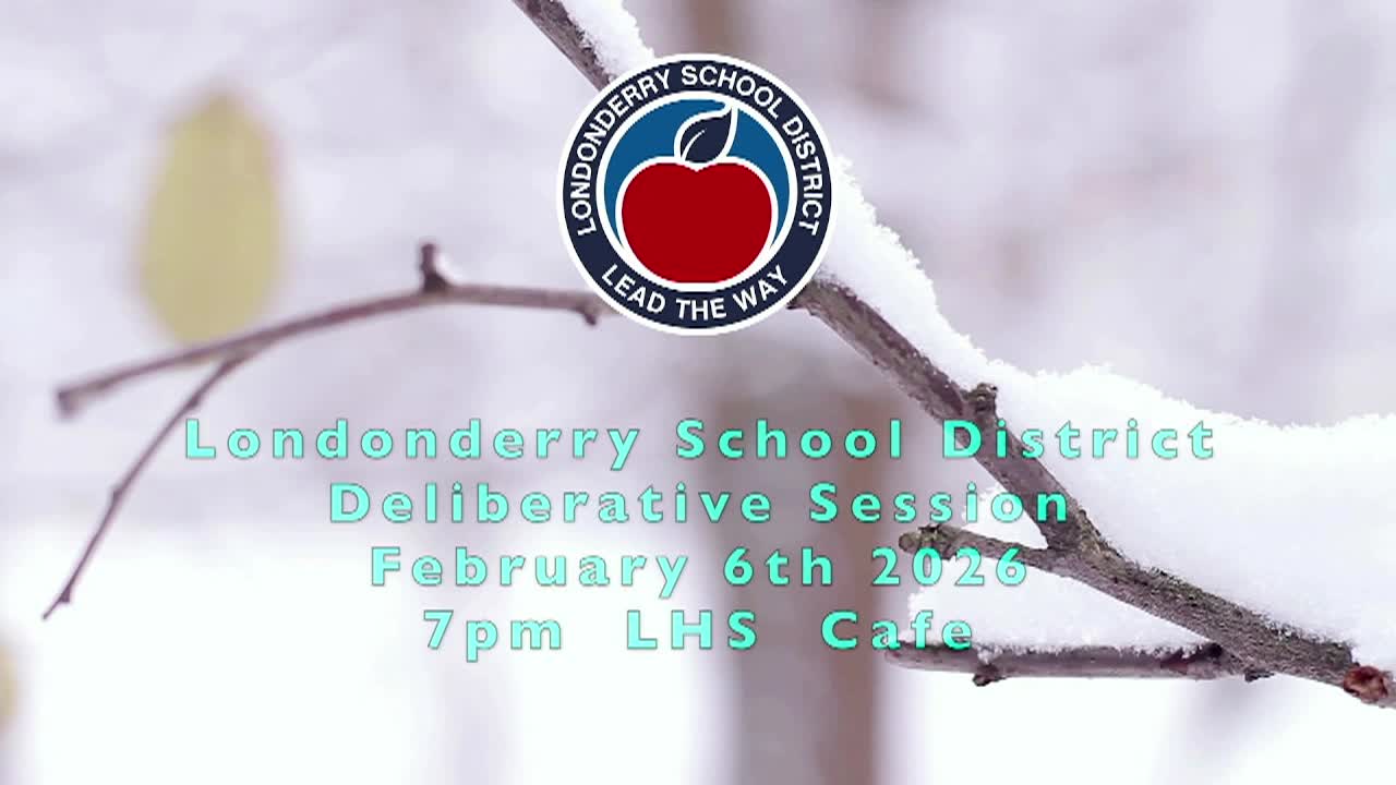 School Deliberative Session 2-7-26