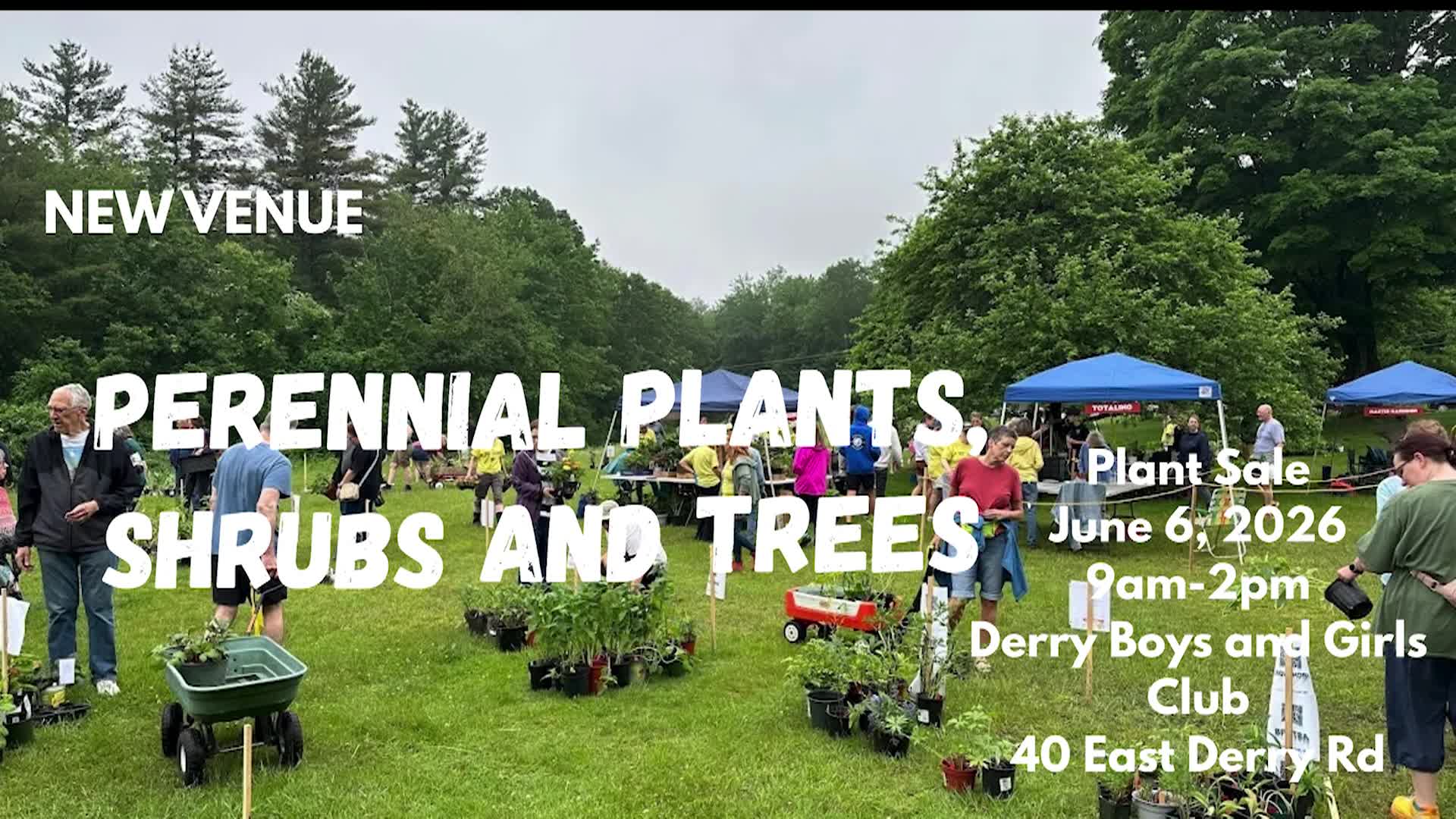 Derry Garden Club Plant Sale